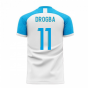 Marseille 2025-2026 Home Concept Football Kit (Libero) (DROGBA 11)