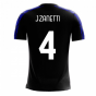 Nerazzurri Milan 2024-2025 Home Concept Football Kit (Libero) (J ZANETTI 4)