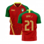 Portugal 2024-2025 Home Concept Football Kit (Airo) (DIOGO J. 21)