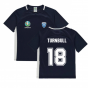 Scotland 2021 Polyester T-Shirt (Navy) - Kids (Turnbull 18)