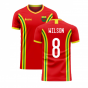 Wales 2024-2025 Home Concept Football Kit (Libero) (WILSON 8)