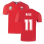 Wales 2021 Polyester T-Shirt (Red) (BALE 11)