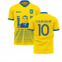 We Are With You Ukraine Concept Football Kit (Libero) (Your Name)