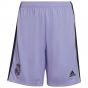 2022-2023 Real Madrid Away Shorts (Purple) - Kids