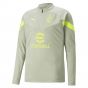 2022-2023 AC Milan Half Zip Training Top (Spring Moss)