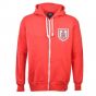 Bournemouth Zipped Hoodie - Red