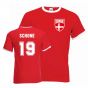 Lasse Schone Denmark Ringer Tee (red)