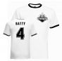 David Batty Newcastle Ringer Tee (white-black)